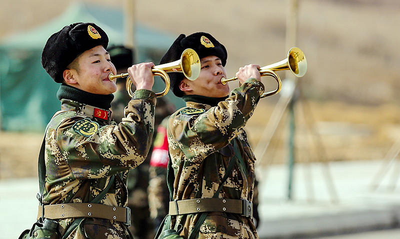 開訓(xùn)！武警甘肅省總隊拉開新年度軍事訓(xùn)練戰(zhàn)幕（組圖）