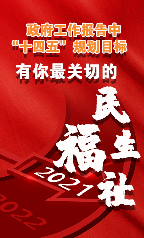 政府工作報告中“十四五”規(guī)劃目標(biāo)，有你最關(guān)切的民生福祉！