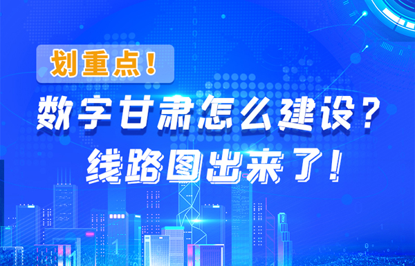 圖解|劃重點！數(shù)字甘肅怎么建設？線路圖出來了！
