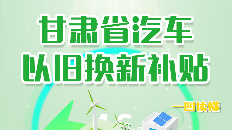 海報|重大利好！甘肅省汽車以舊換新補貼來了