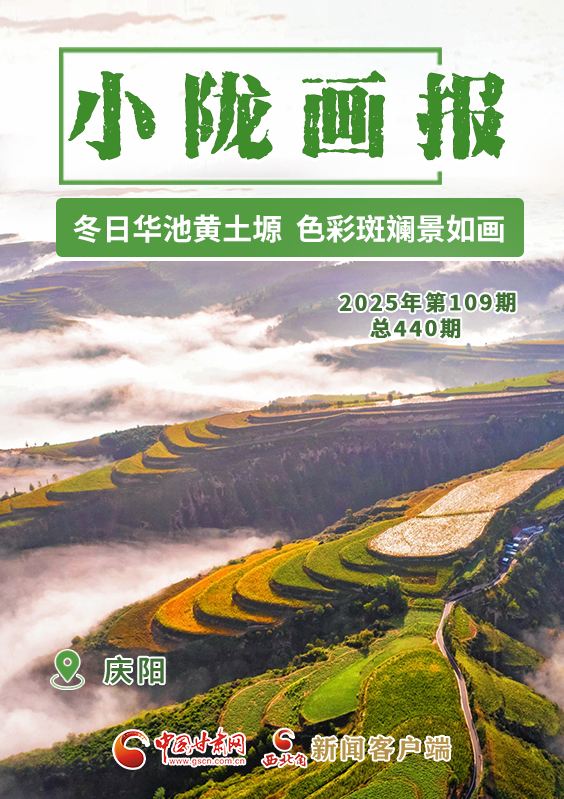 【小隴畫報(bào)·440期】冬日華池黃土塬 色彩斑斕景如畫